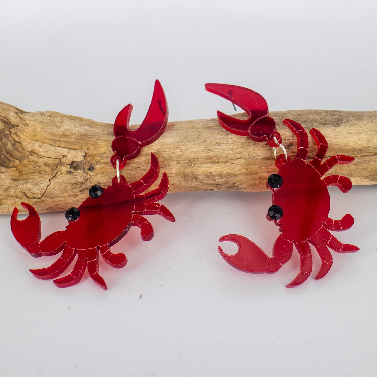 Aros Cangrejo Rojos – Estilo Playero con Actitud