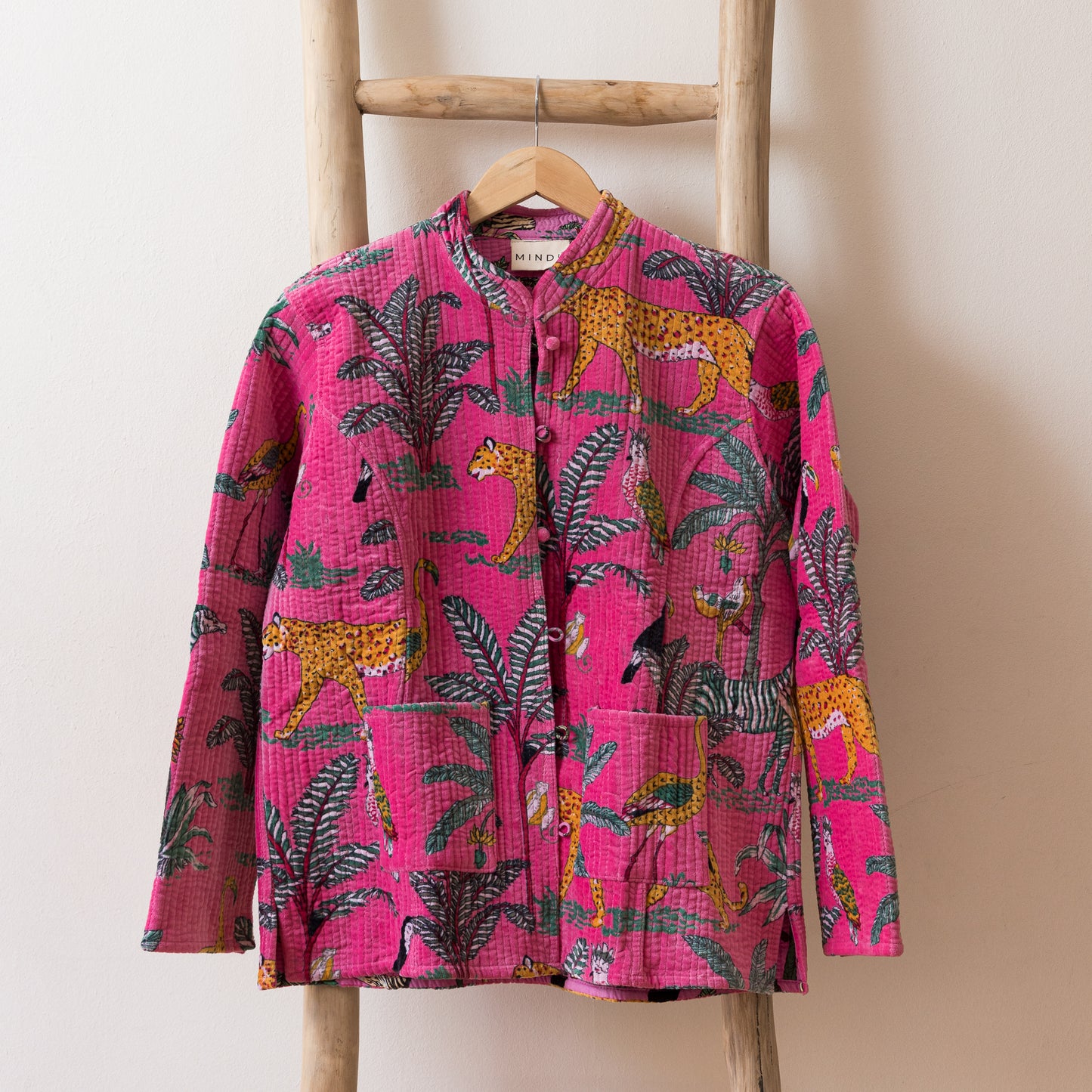 CHAQUETA SELVA FUCSIA VELVET REVERSIBLE