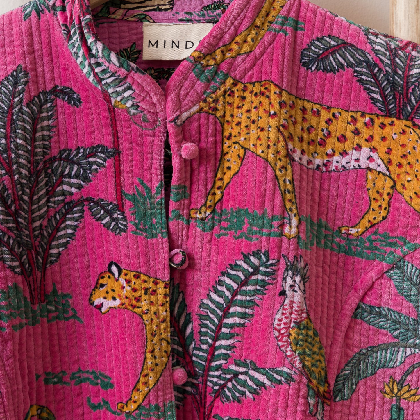 CHAQUETA SELVA FUCSIA VELVET REVERSIBLE