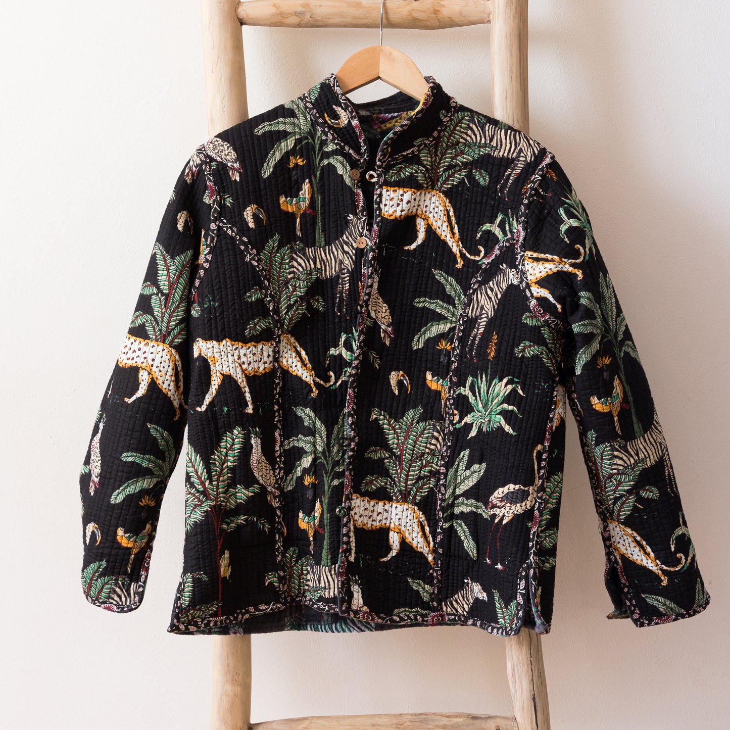 CHAQUETA SELVA GRIS VELVET REVERSIBLE