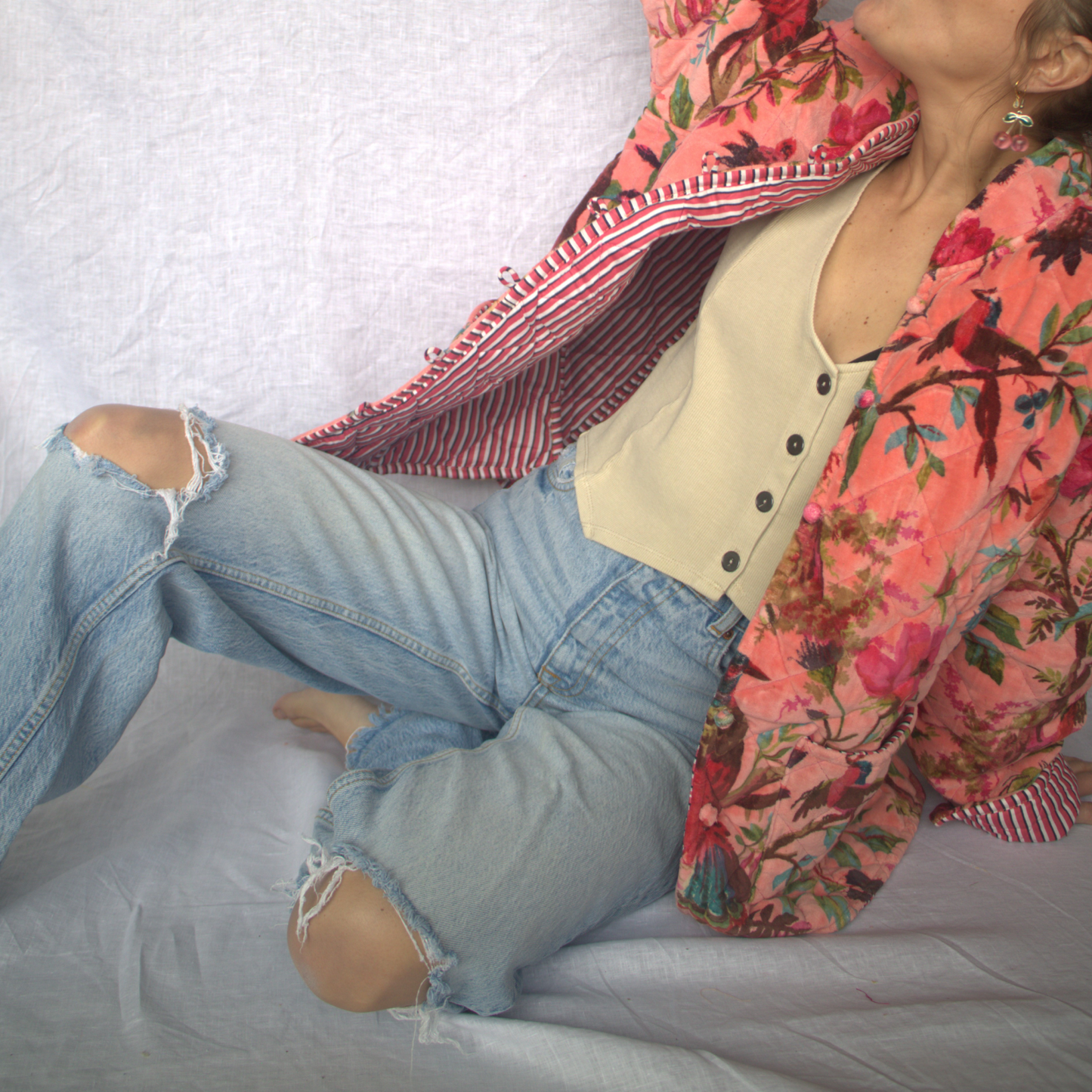 CHAQUETA MALAWI ROSA VELVET