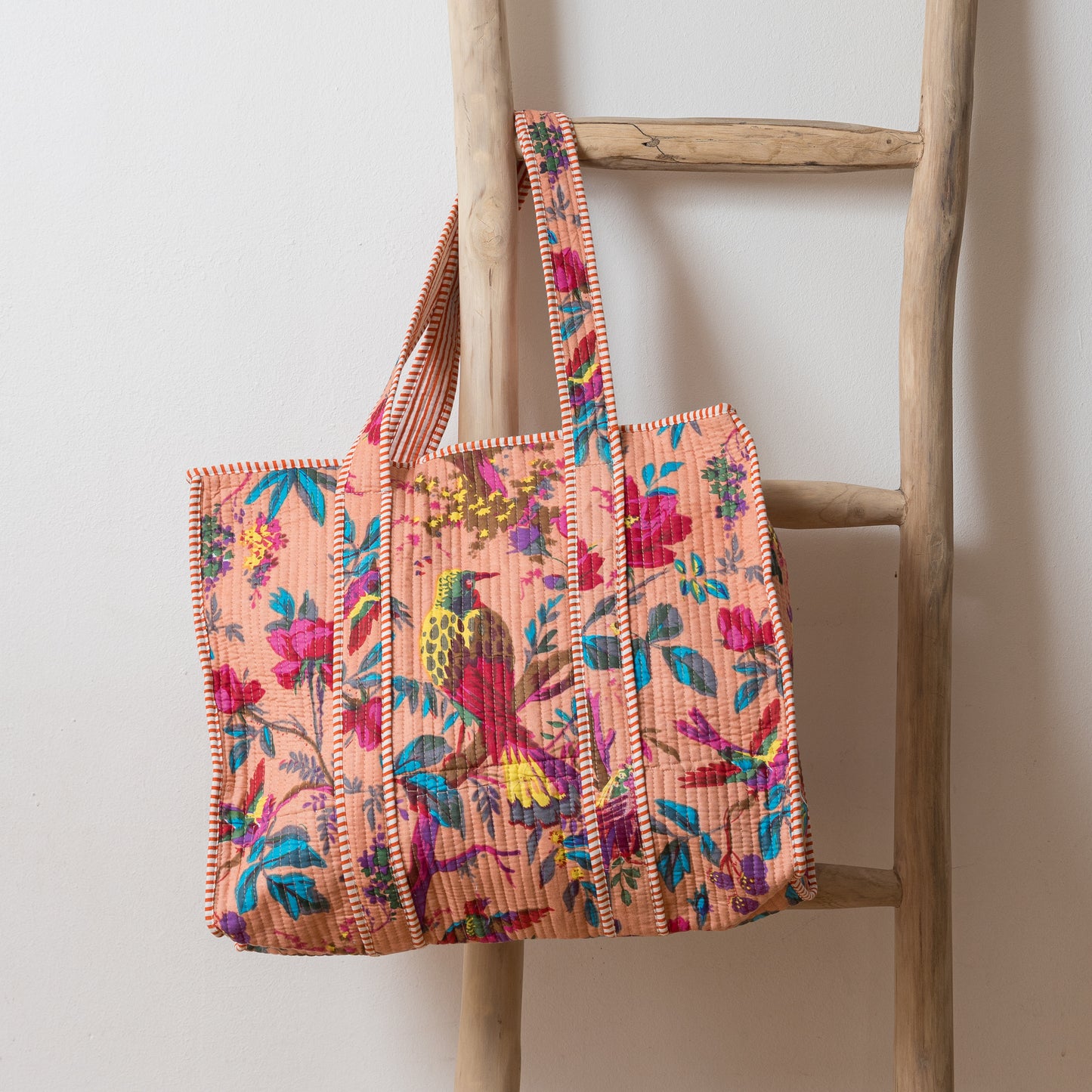Tote Zanzibar – Bolso de Algodón Orgánico con Cierre Hecho a Mano