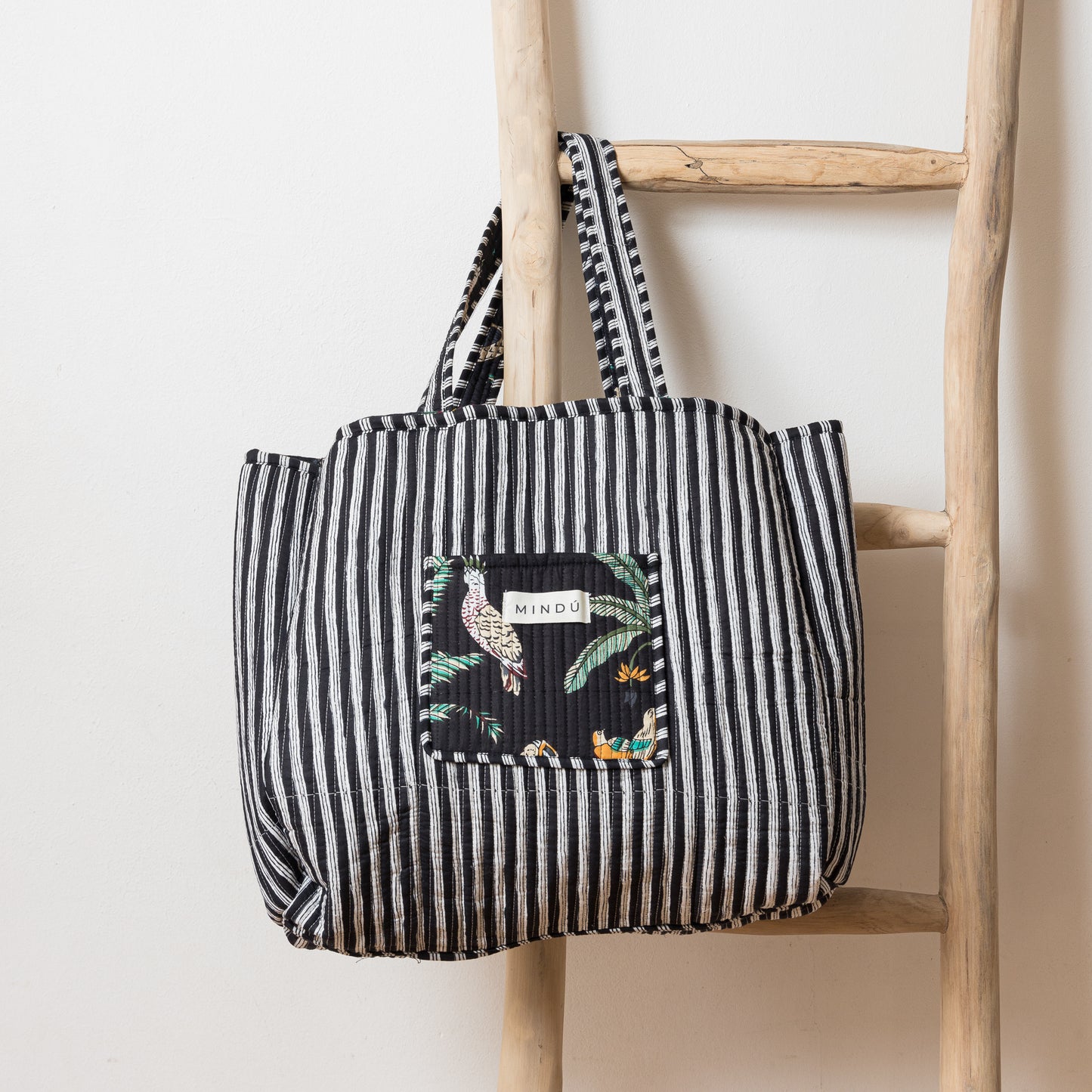 TOTE NEGRO SELVA ALGODON