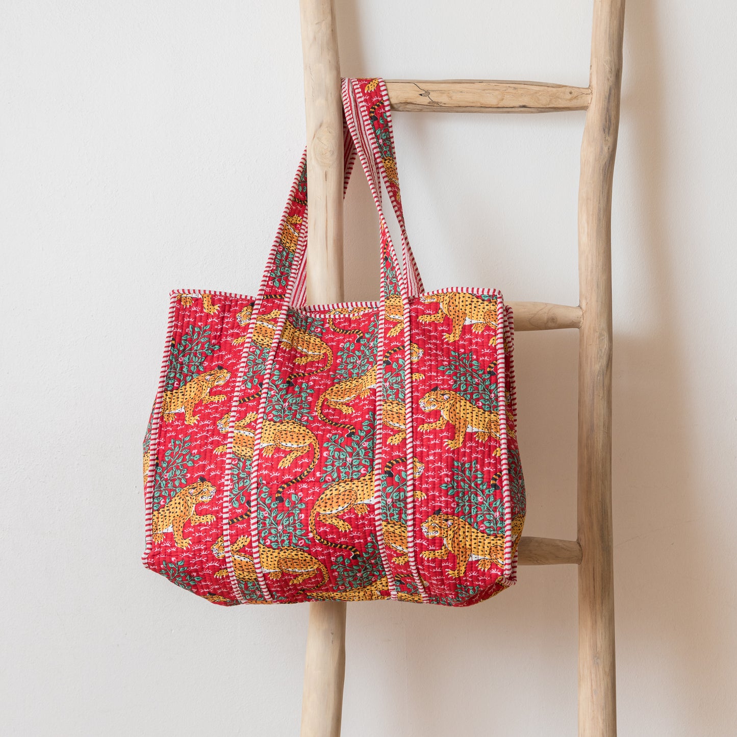 Tote Marruecos con Cierre – Bolso Grande Artesanal de Algodón Orgánico