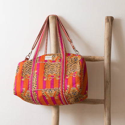 BOLSO VIAJE TIGRE  F/N  ALGODÓN