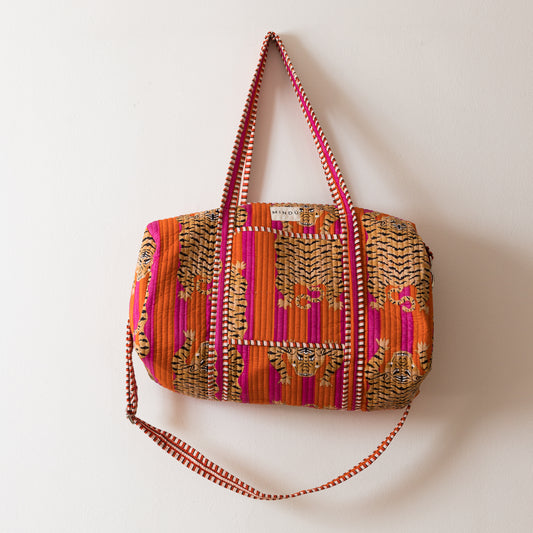 BOLSO VIAJE TIGRE  F/N  ALGODÓN