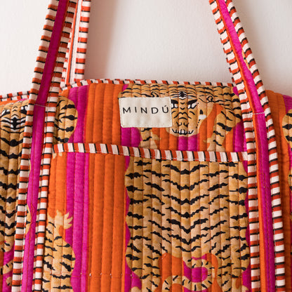 BOLSO VIAJE TIGRE  F/N  ALGODÓN