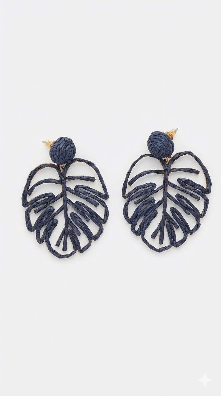 Aros Monstera Chic Negros