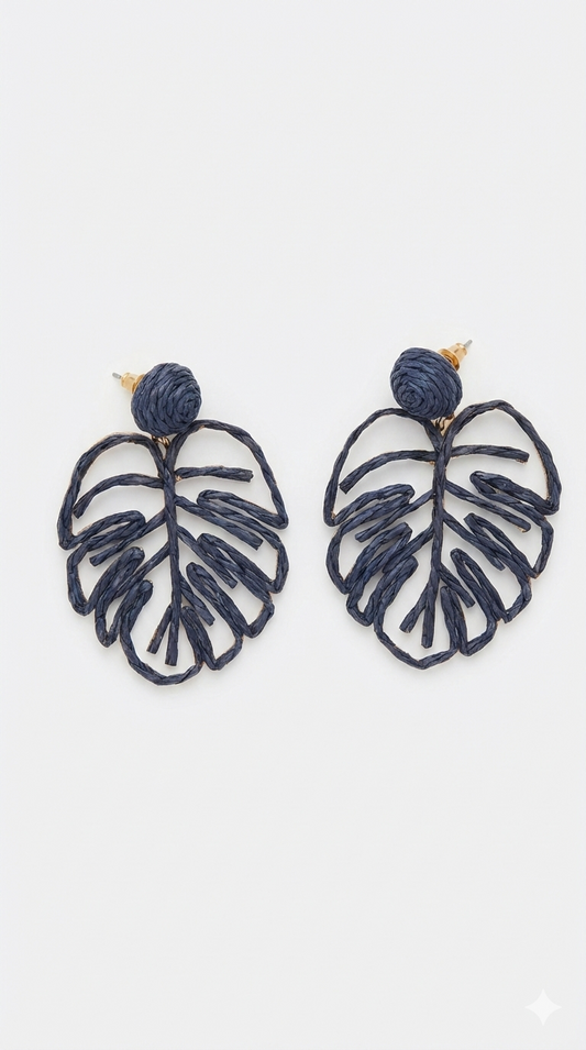 Aros Monstera Chic Negros