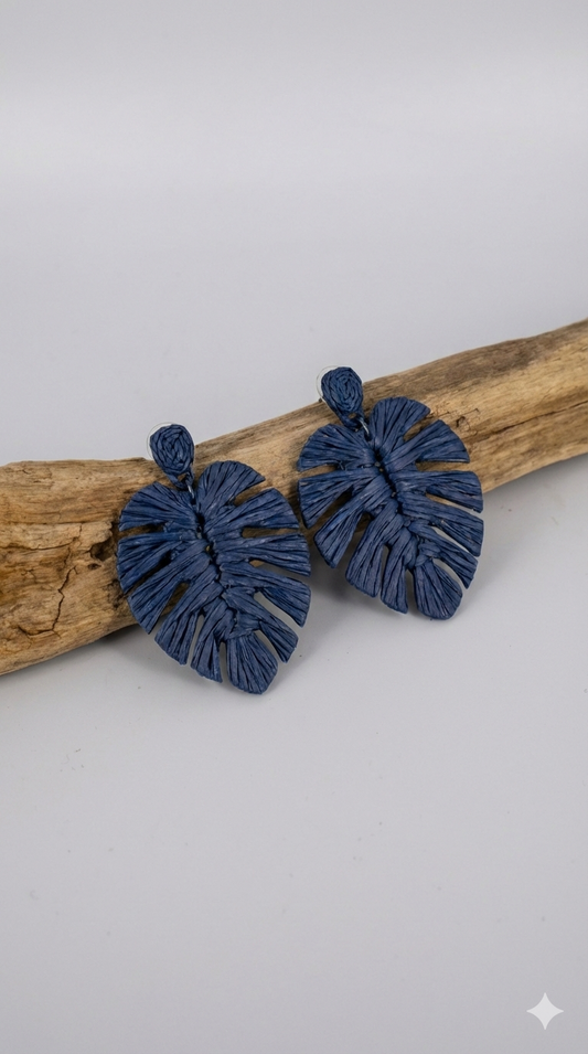 Aros Monstera Chic Negros