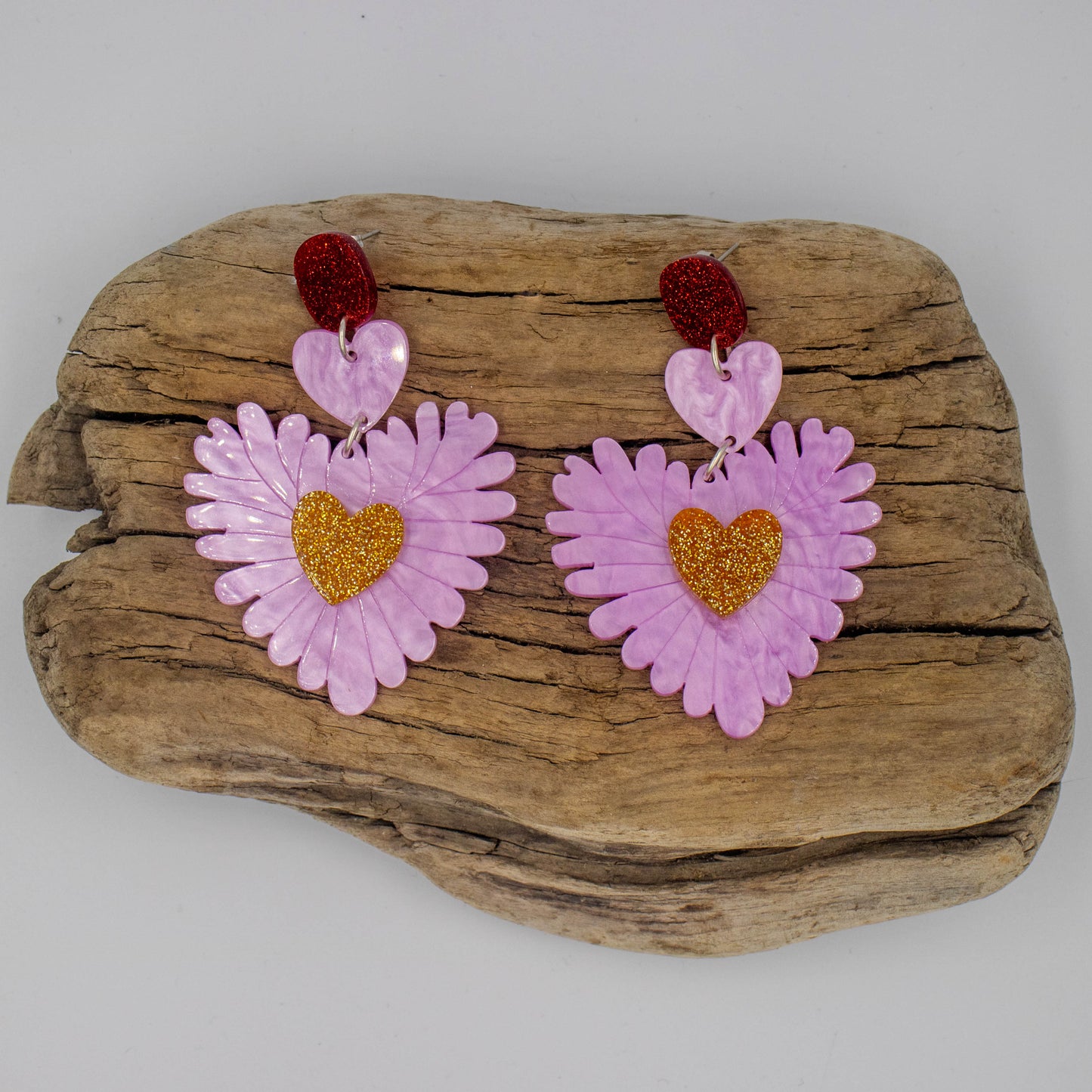 Aros Corazón Doble