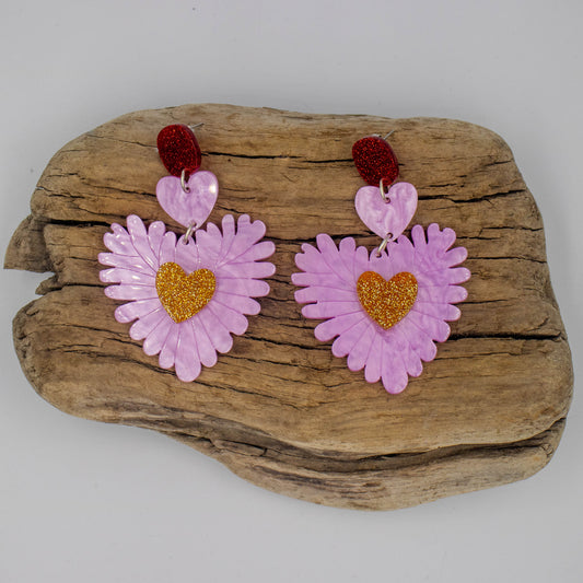 Aros Corazón Doble