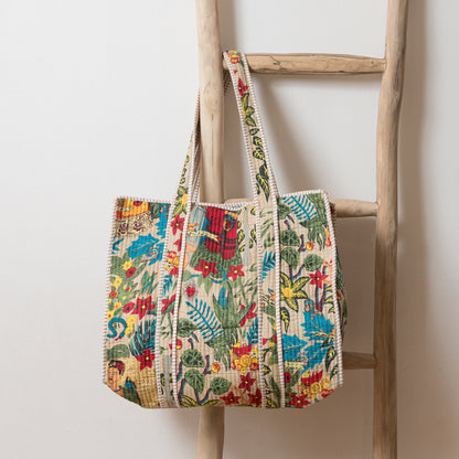 TOTE FRIDA BEIGE CON CIERRE