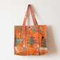 TOTE NARANJA SELVA ALGODON