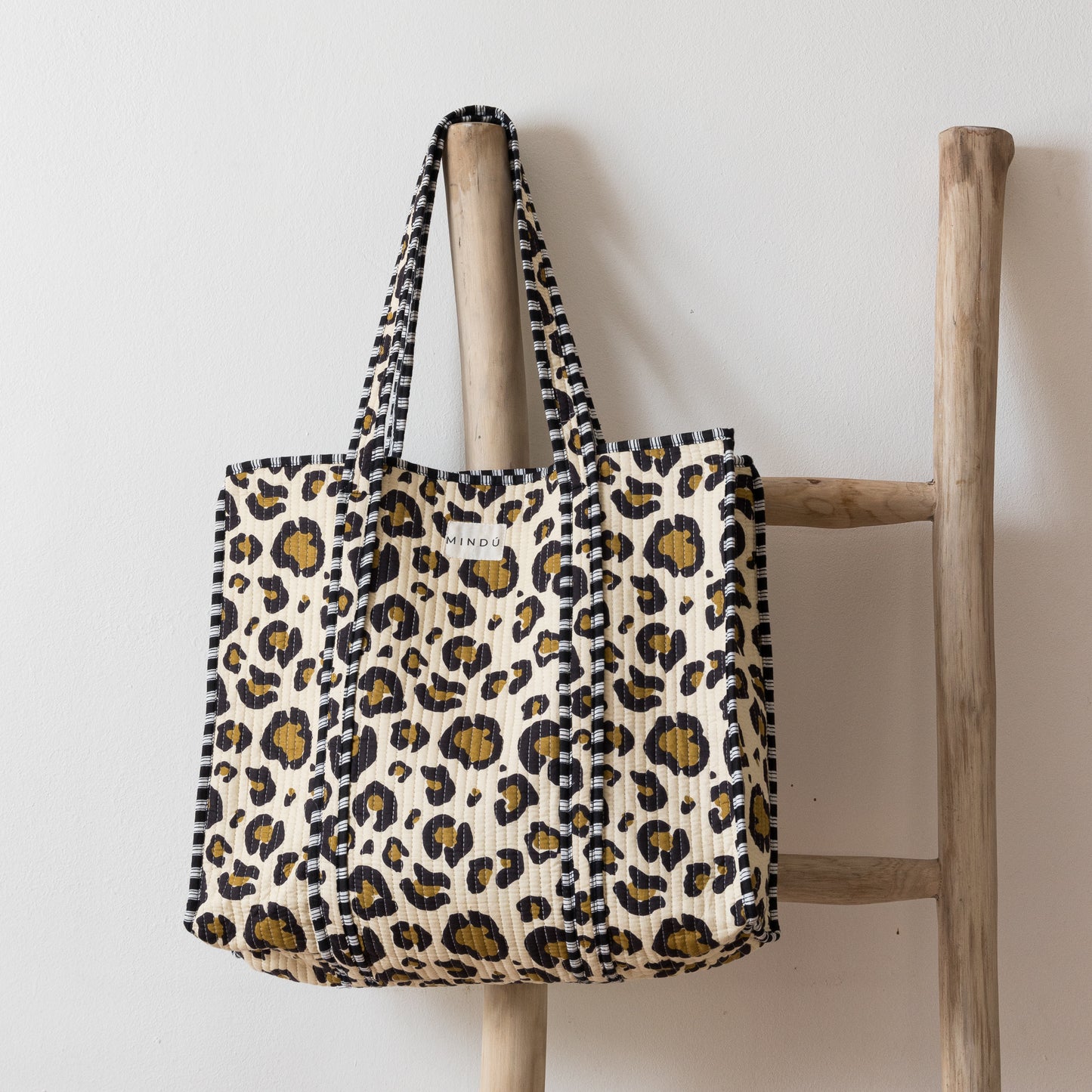 Tote Bag Bangalore Reversible de Algodón Orgánico – Hecho a Mano
