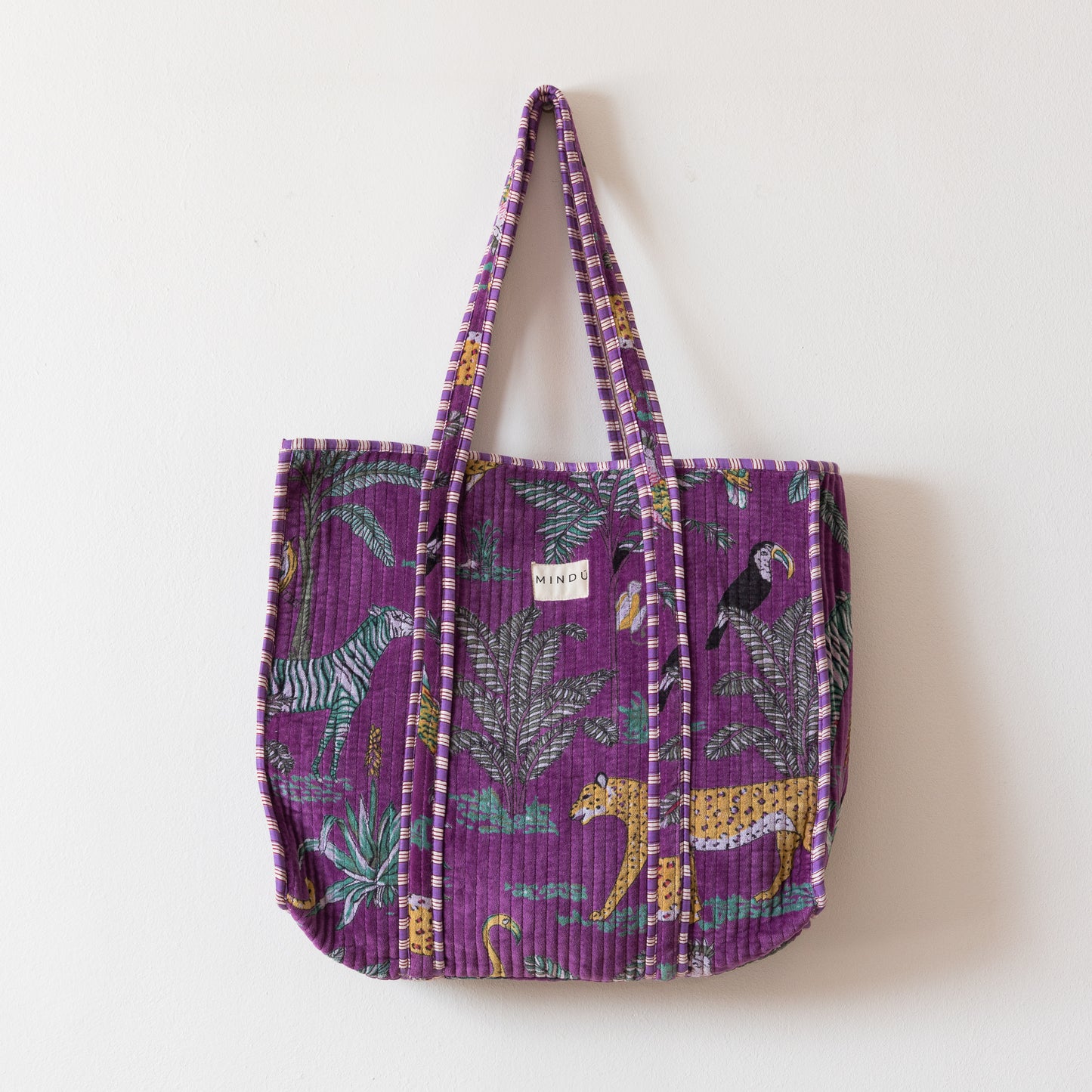 TOTE MORADO SELVA VELVET